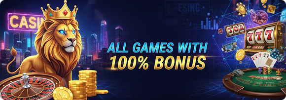 ALL GAMES WITH 100% BONUS