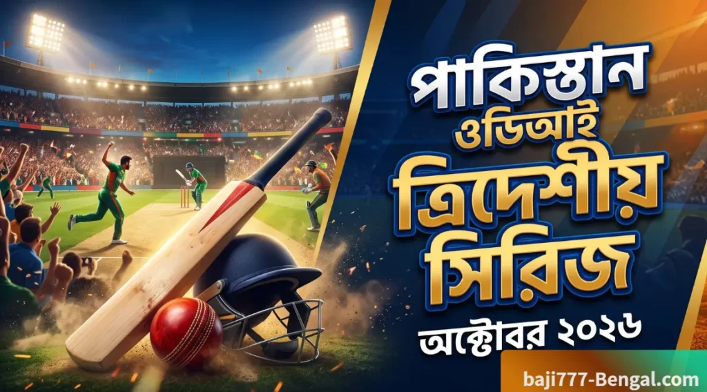 10Cric: পাকিস্তান ওডিআই ত্রিদেশীয় সিরিজ অক্টোবর ২০২৬ – রাওয়ালপিন্ডির লড়াইয়ে কার সম্ভাবনা সবচেয়ে বেশি?